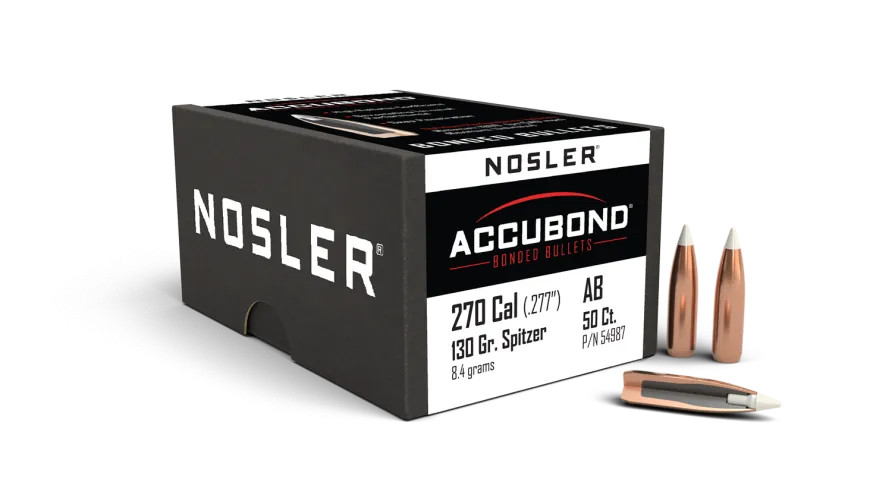 Nosler 270 Cal 130gr Accubond (50)