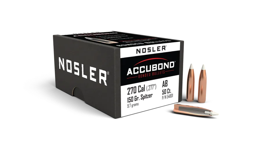 Nosler 270 Cal 150Gr AccuBond (50)
