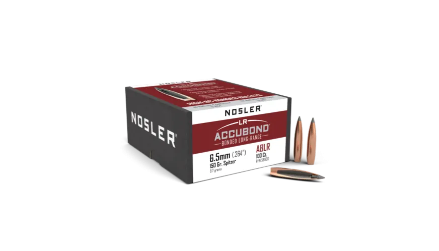 Nosler AccuBond Long Range 6.5mm 150gr Bullets 100