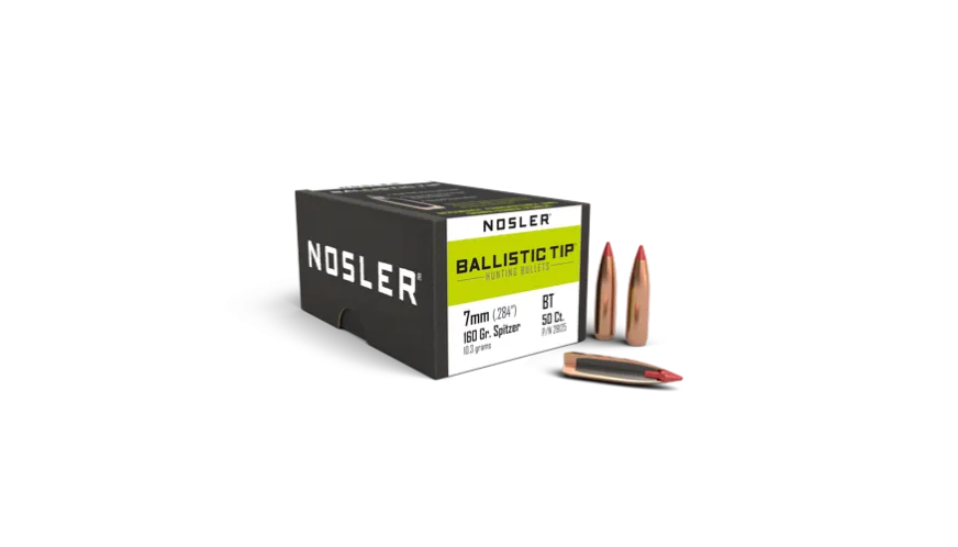Nosler 7mm 160gr Ballistic Tip Bullets (50)