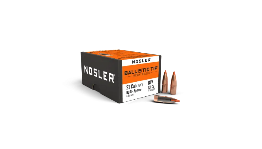 Nosler 60gr Ballistic Varmint Tip 22Cal (100)