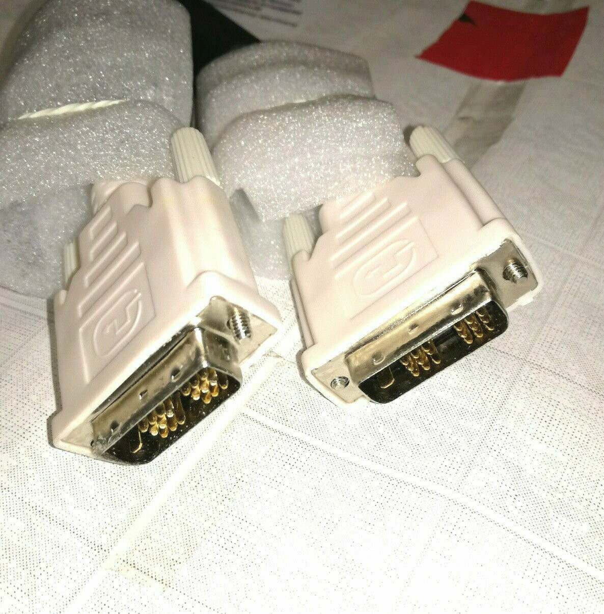100x DVI-D AnschlussKabel Kabel geschirmt  für Monitor Display 1,8 m #
