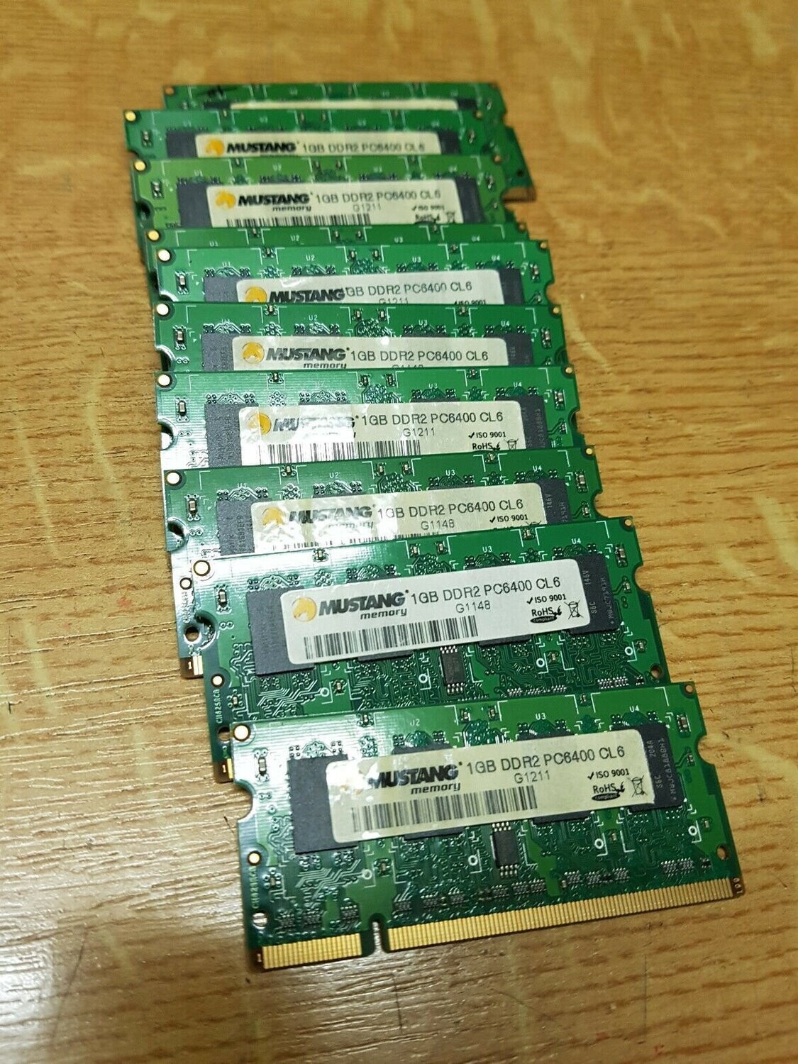 2x 1GB RAM DDR2 Mustang PC2-6400 800 MHz für Notebook #