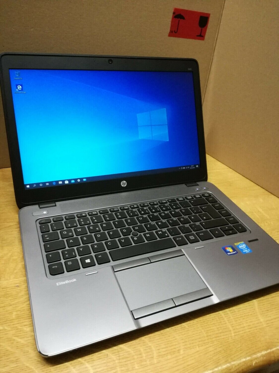 NB HP EliteBook 840 G2 Intel i5-5300U 4GB 500GB SATA 14" AKKU=NEU W10P #4179