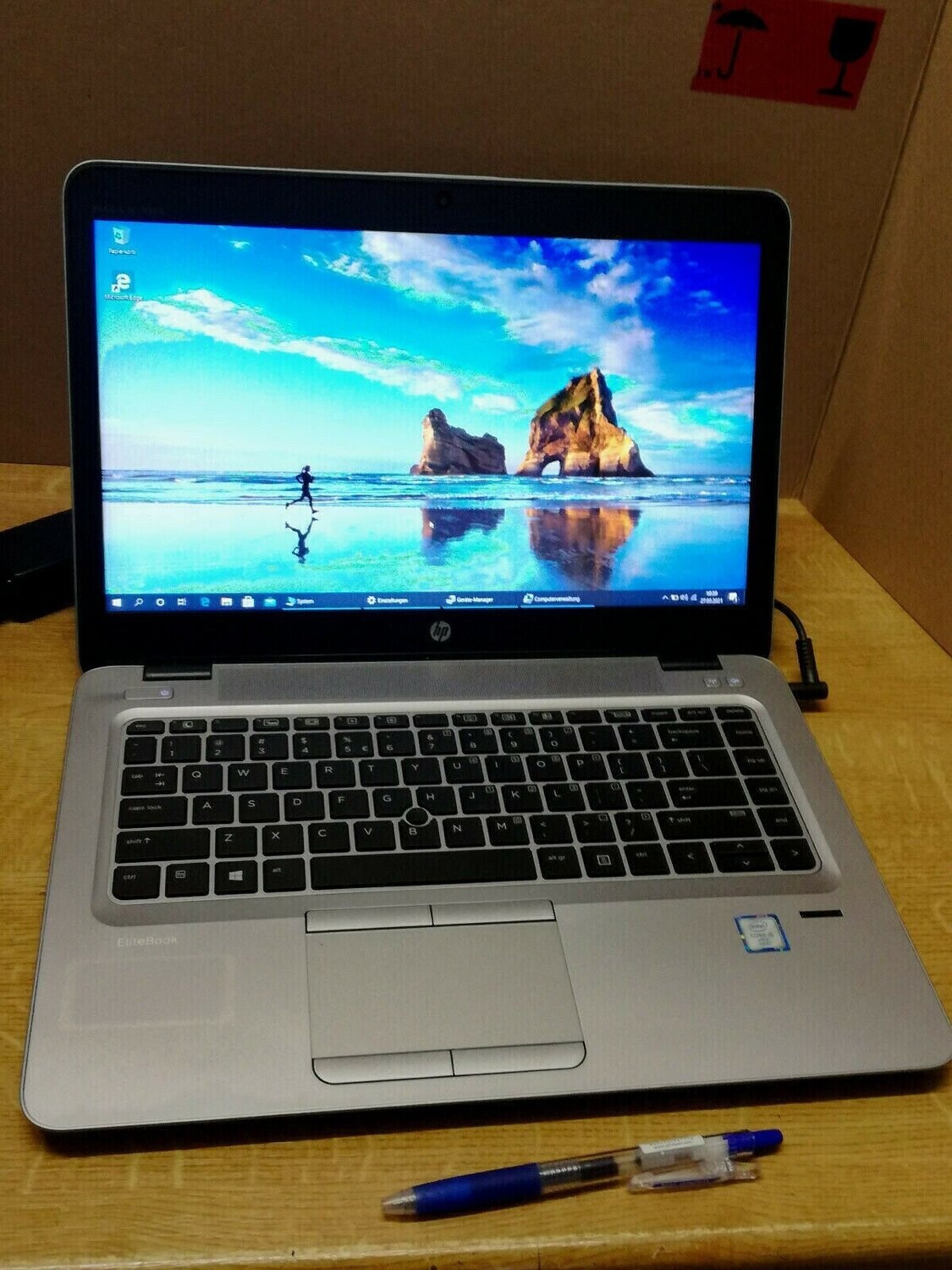 NB HP EliteBook 840 G3 Intel i5-6300U 8GB DDR4 128GB SSD 14" AKKU=NEU #4756