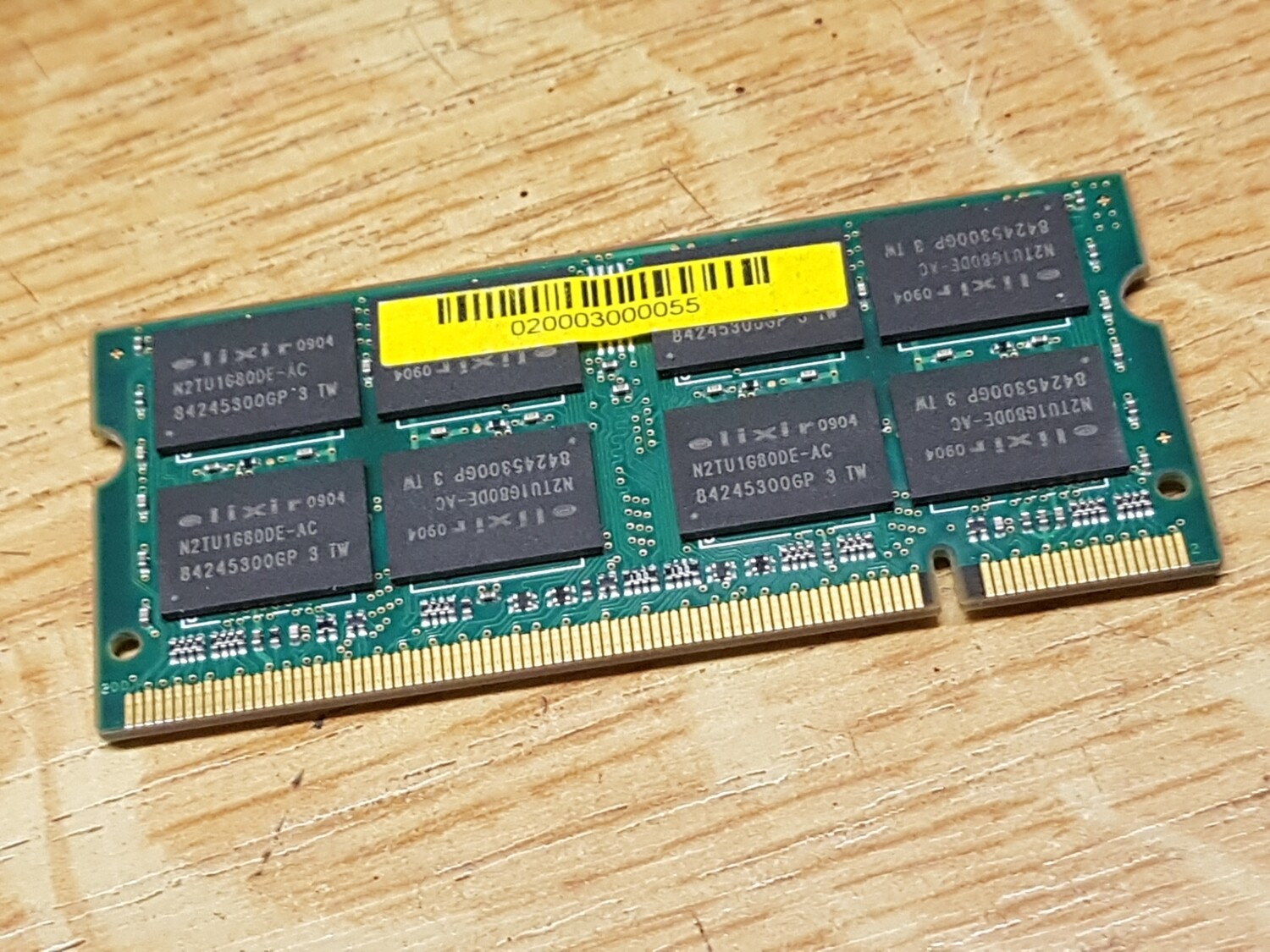 2x 2 GB RAM DDR2 ELIXIR PC2-6400 800 MHz für Notebook #