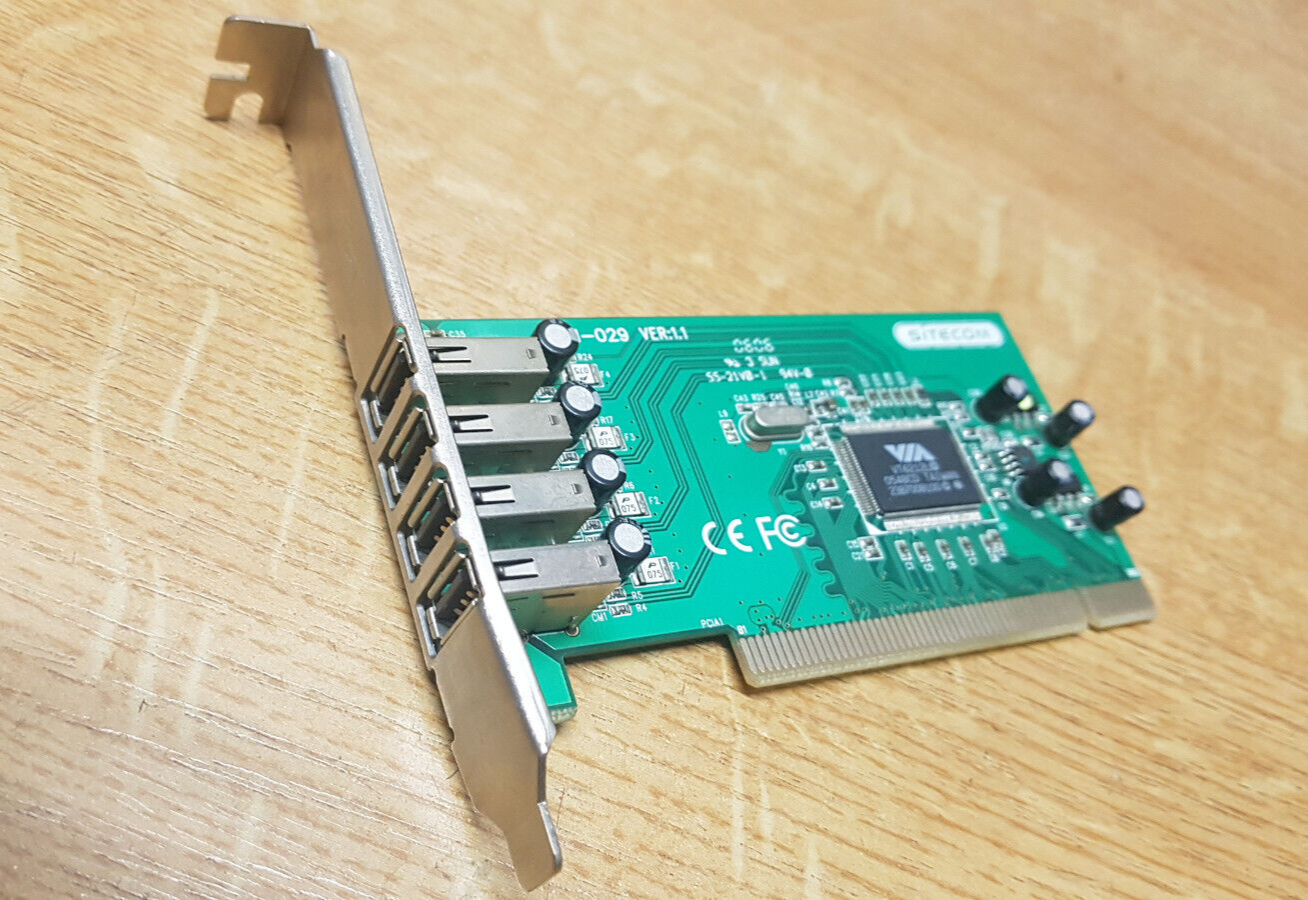SITECOM USB 2.0 Karte Board PCI mit 4x USB 2.0 #5195
