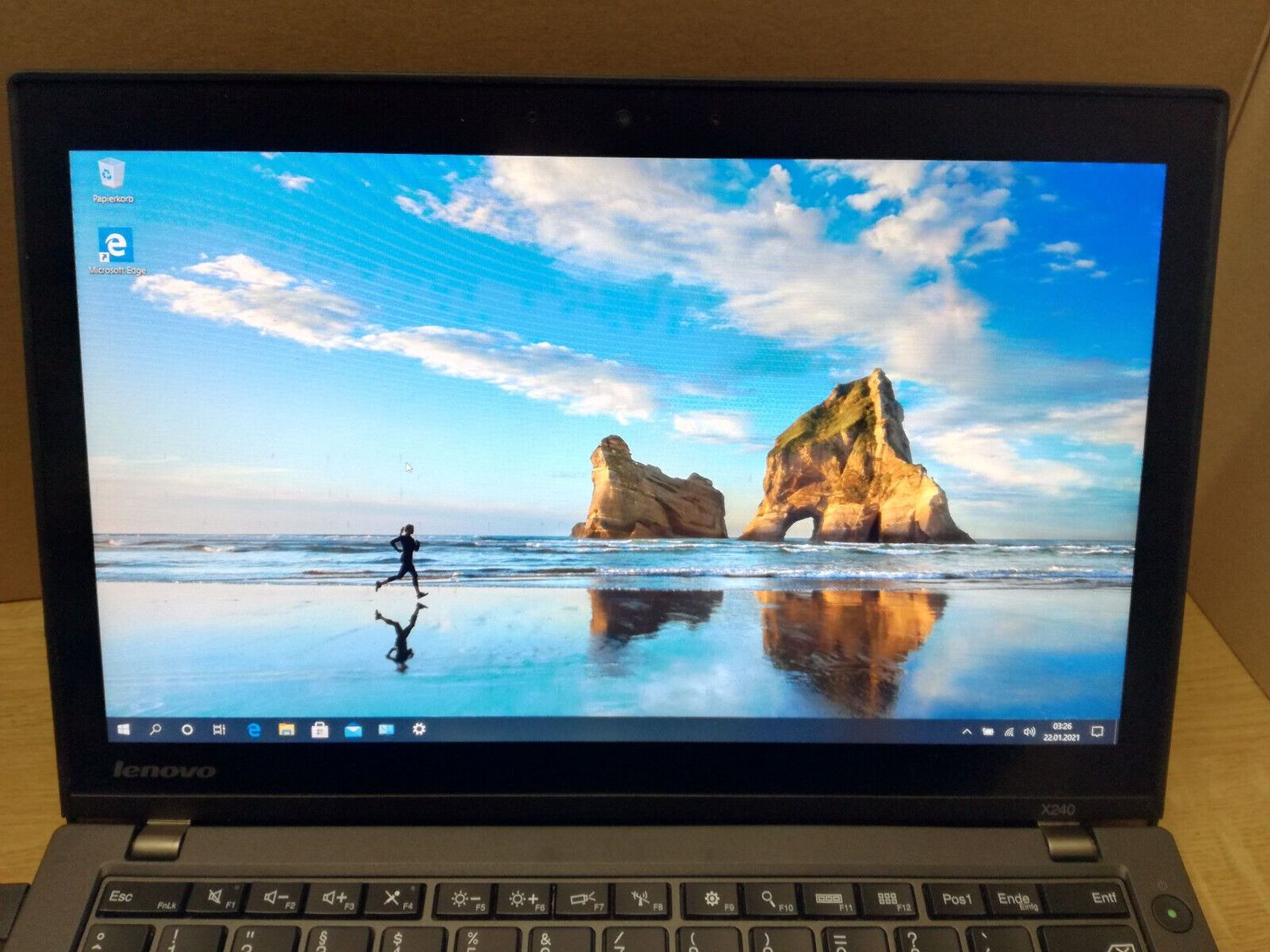 Lenovo ThinkPad X240 Intel i5-4300U 4GB 320GB 12,5" interner AKKUs Win10P #3923