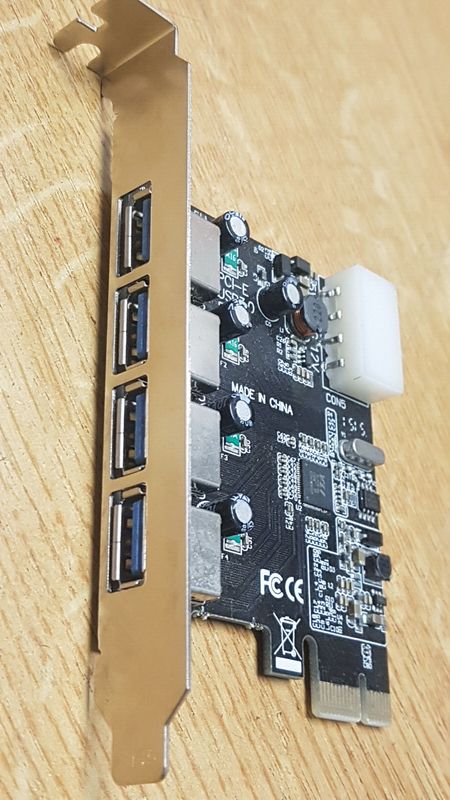LogiLink USB 3.0 Karte Board PCI-E mit 4x USB 3.0 NEUWERTIG #5190