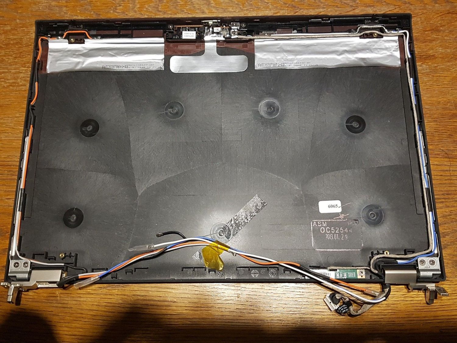 Display Deckel Cover Lenovo Thinpad T430 inkl Scharniere+ CAM+ Kabel #6065_2x