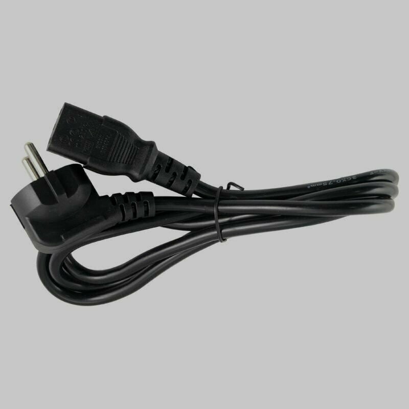 Stromkabel Kabel ca.1,5m für PC Computer Rechner Monitor Netzteil.. schwarz #0414