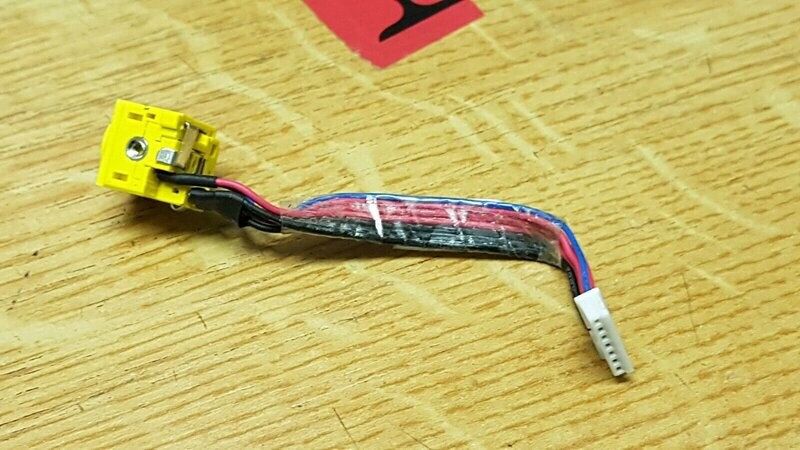 T530 Strombuchse Adapter mit Steck-Kabel fürs Mainboard Lenovo ThinkPad T530    #02612