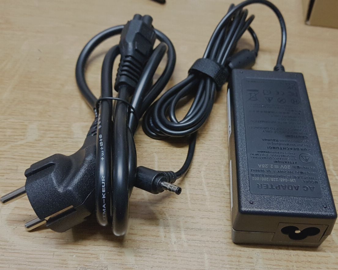 45W Netzteil +Kabel 20V 2,25A Ø 4mm/1,7mm LW-045 für Lenovo IdeaPad Yoga # #9040