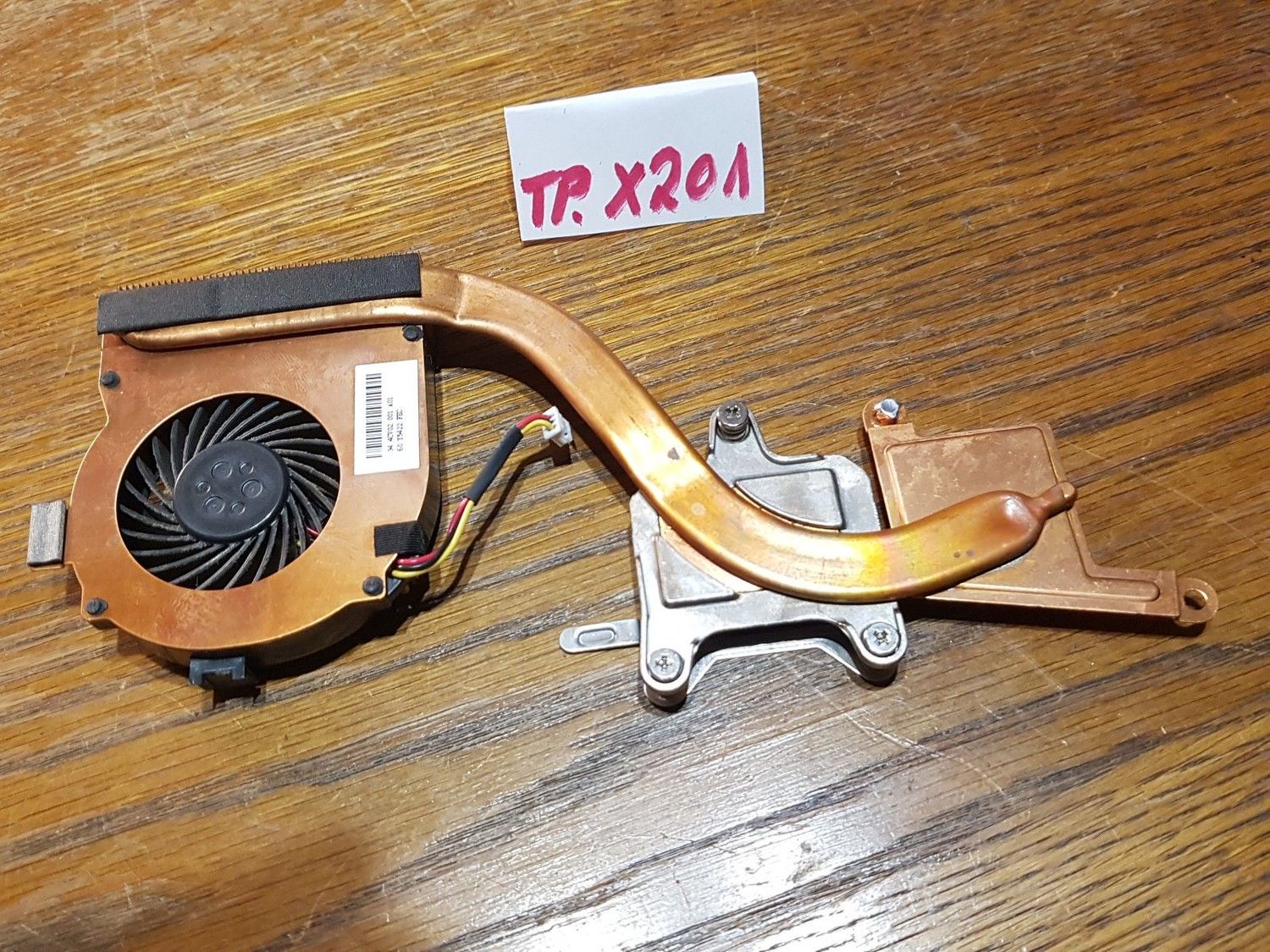 Original System- Lüfter -Cooler Kühlkörper m Klammer für Lenovo Thinkpad X201    #9048