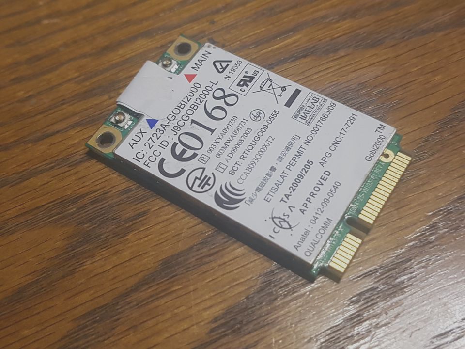 WWAN Modem UMTS Card Karte Qualcomm Gobi 2000 Lenovo PN FRU 60Y3263 #6112