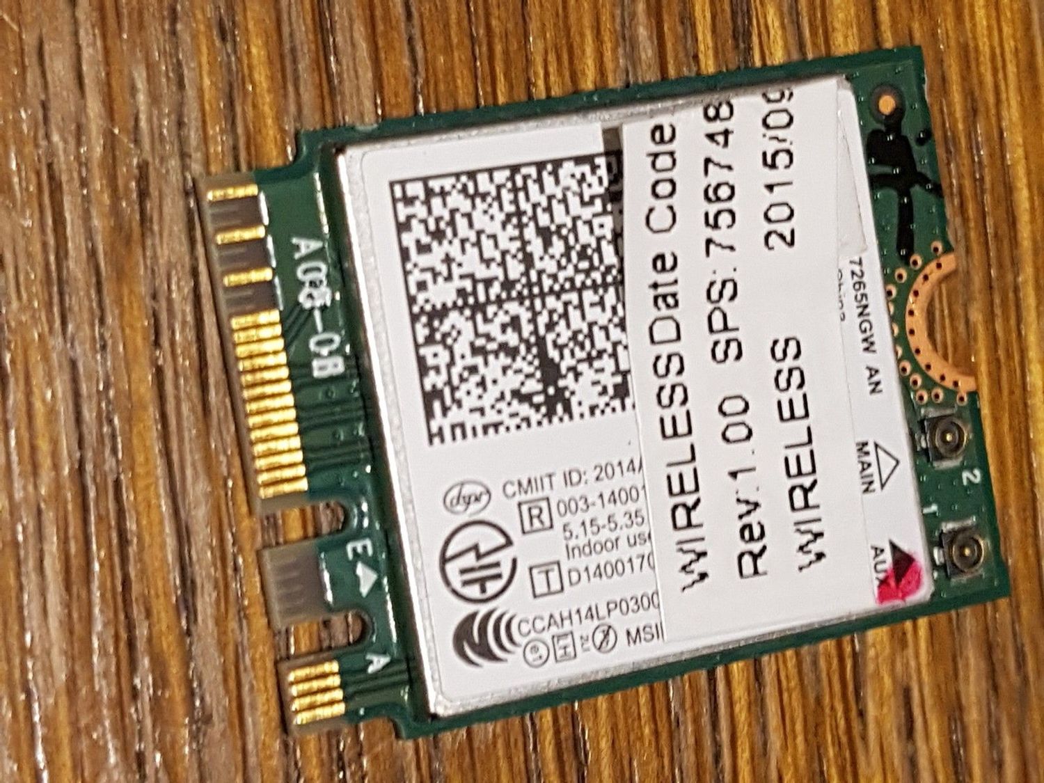 Intel Dual WLAN Bluetooth Card AC-7265 für u.a. HP Elitebook SPS 656748 #6022_26