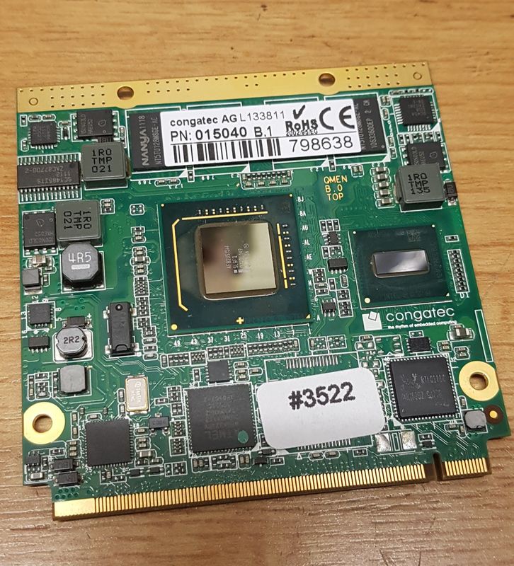Congatec L133811 Board Hauptpl Controller PN 015040 B.1 m. INTEL AF82US15W #3522
