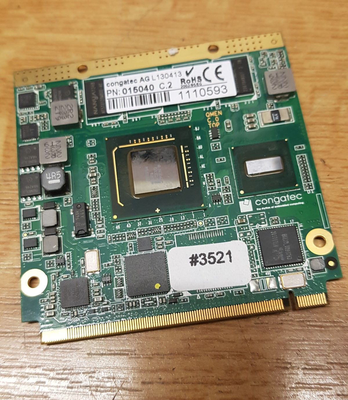 Congatec L134113 Board Hauptpl Controller PN 015040 C.2 m. INTEL AF82US15W #3526