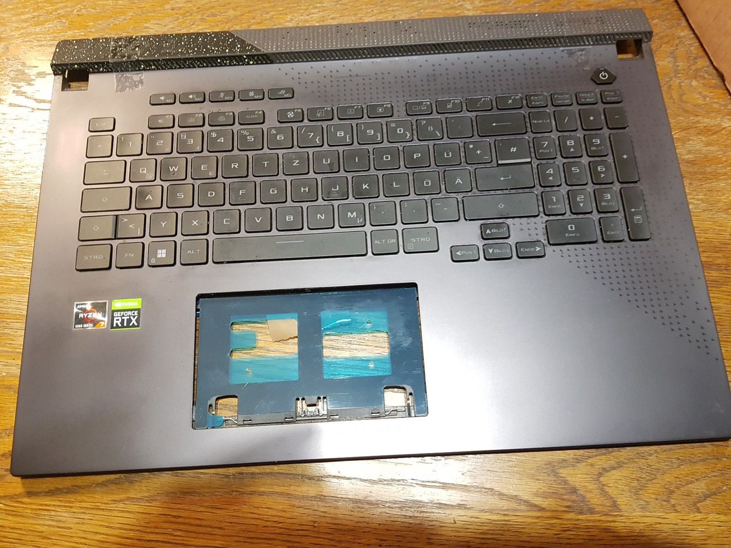 ASUS ROG Strix G17 G713RX-2F -Oberschale inkl. Tastaur Beleuchtung #5364
