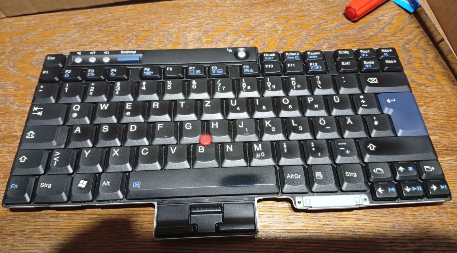 Original Lenovo Thinkpad T500 W500 T400 Keyboard QWERTZ FRU 42T3946 #8052_75