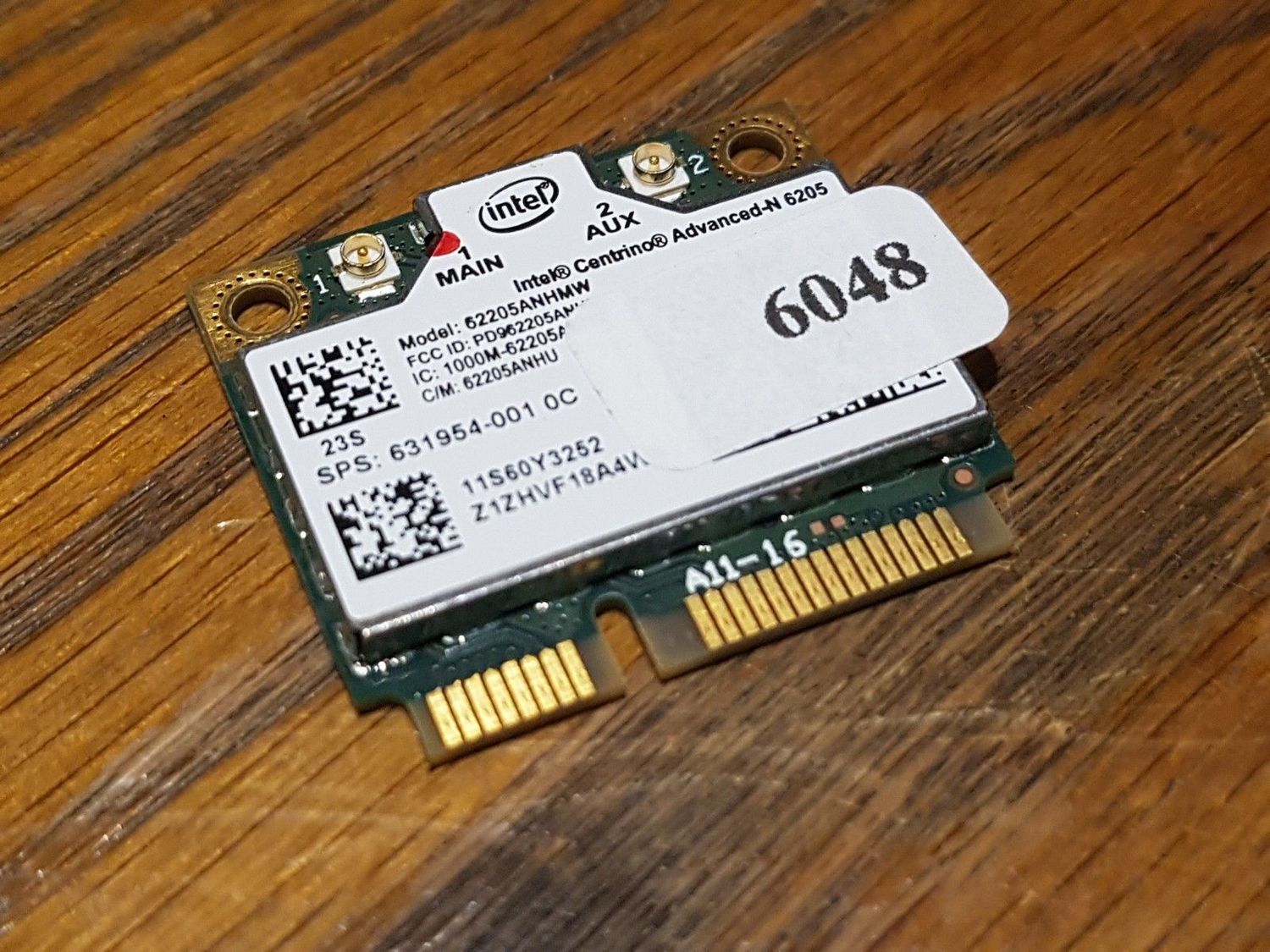 WLAN Intel Centrino Advanced-N 6205 u.a. T430 T420 Lenovo P/N-FRU 60Y3253 #6048 WLAN Intel Centrino Advanced-N 6205 u.a. T430 T420 Lenovo P/N-FRU 60Y3253 #6048