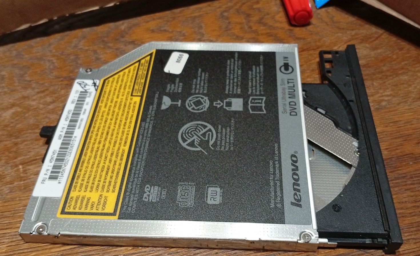 Original Lenovo HL GU10N DVD Multi ReWriter Slim SATA T500 FRU 45N7451 #8055 Original Lenovo HL GU10N DVD Multi ReWriter Slim SATA T500 FRU 45N7451 #8055