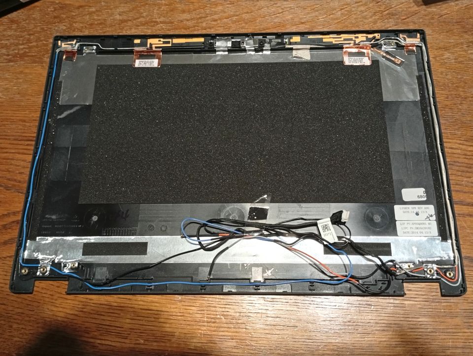 Display Deckel Cover Lenovo Thinpad T440p inkl CAM+ WLAN-Kabel #6800