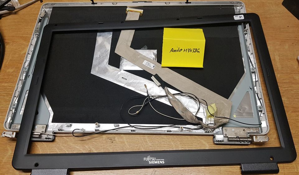 Fujitsu-Siemens Amilo M3438G Display-Deckel +Abdeckung +Kabel+Scharniere #5206