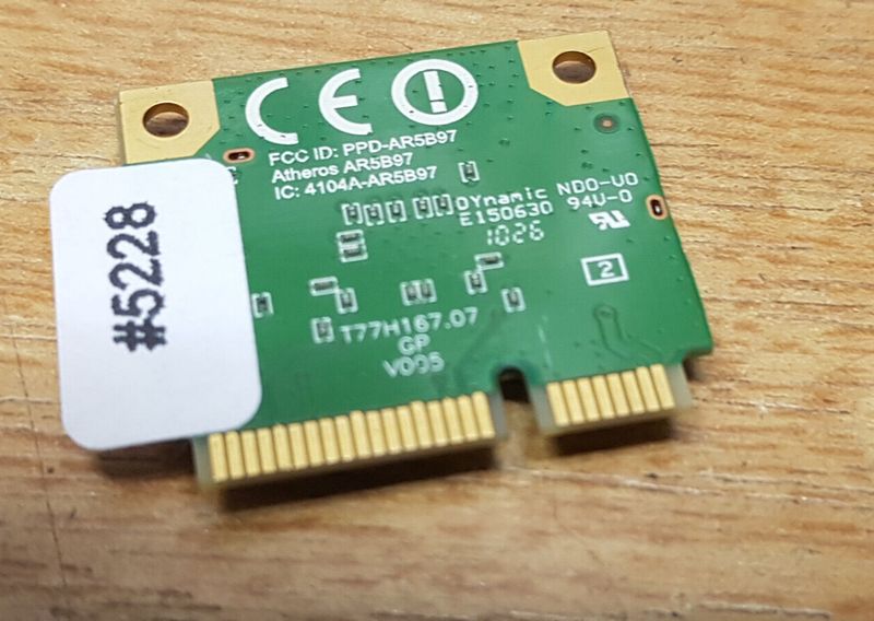 WLAN Card Atheros AR5B97 halbe Bauhöhe #5228 WLAN Card Atheros AR5B97 halbe Bauhöhe #5228