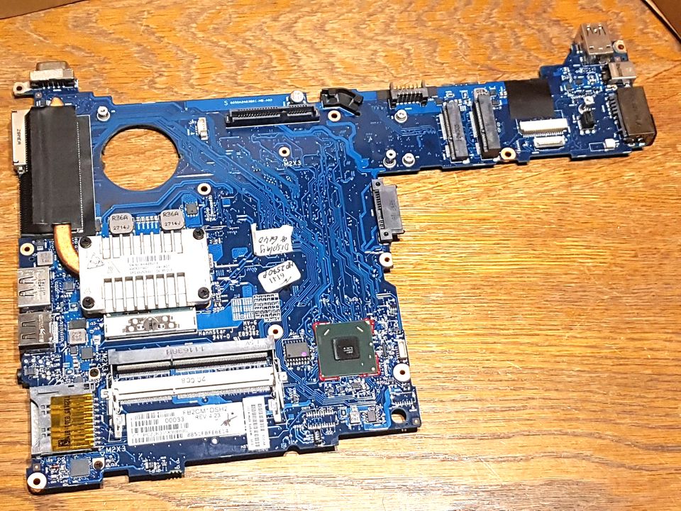 Mainboard HP Elitebook 2570p mit CPU i5 +Kühler SATA Mini-PCIE USB VGA #6131_41 Mainboard HP Elitebook 2570p mit CPU i5 +Kühler SATA Mini-PCIE USB VGA #6131_41