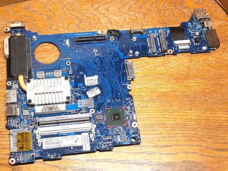 Mainboard HP Elitebook 2570p mit CPU i5 +Kühler SATA Mini-PCIE USB VGA #6131_41