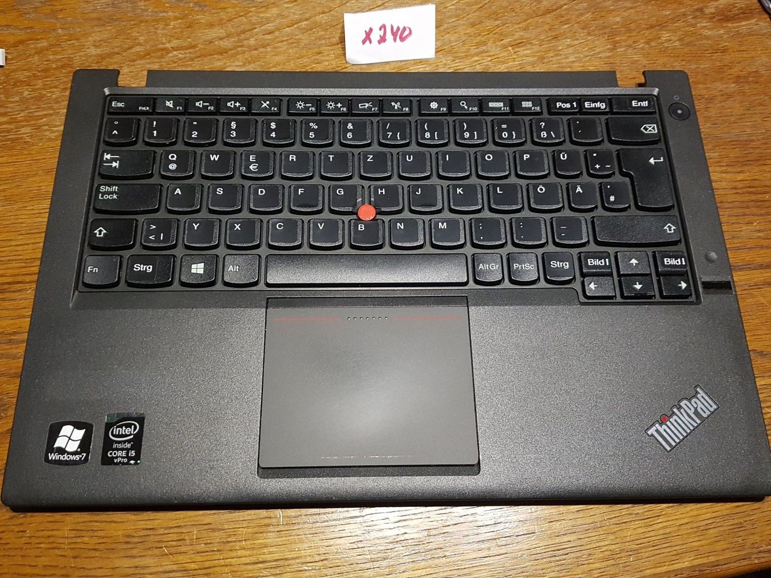 Lenovo ThinkPad X240 -Gehäuse -Oberschale inkl. Tastatur TouchPad FingerPr #6122 Lenovo ThinkPad X240 -Gehäuse -Oberschale inkl. Tastatur TouchPad FingerPr #6122