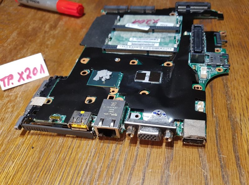 Mainboard Lenovo Thinkpad X201 : CPU i5-M520 incl. Card Bus Reader.. #6079_90