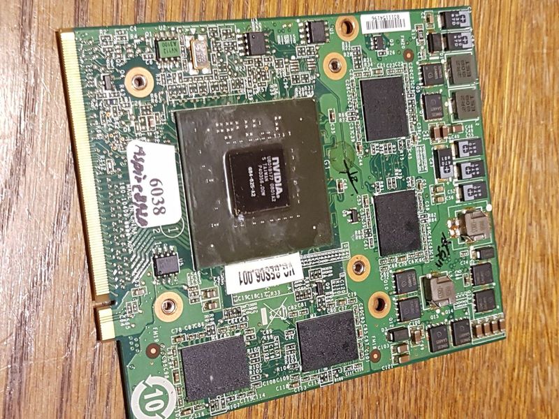 Grafikkarte mit nVidia Chipsatz G84-625-A2 MXM2 für u.a. Acer als DEFEKT #6038