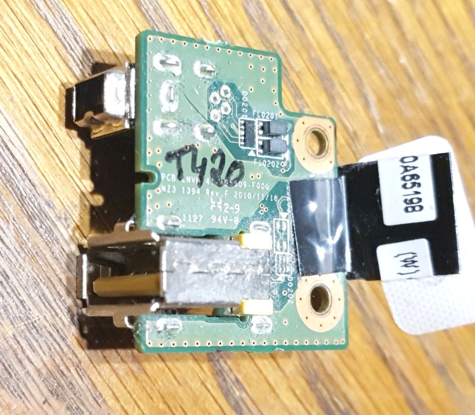 USB - Board _ Adapter fürs Lenovo ThinkPad T420 #6050_368