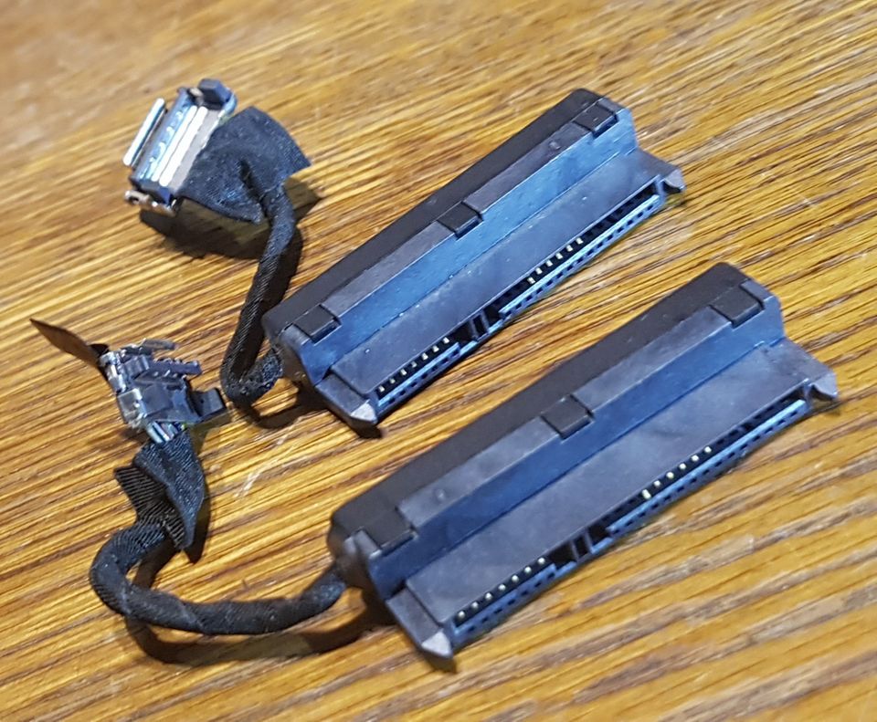 2x SATA Adapter mit Anschlusskabel zum Mainboard HP HDX 18 #5992