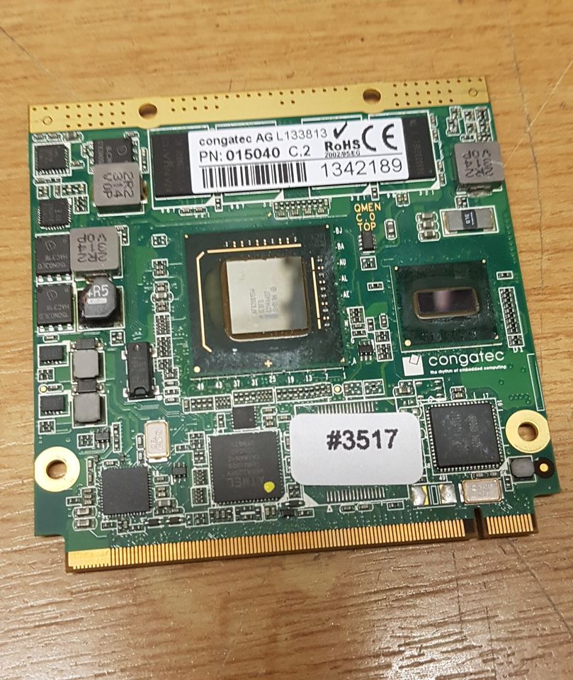 Congatec L133813 Board Hauptpl Controller PN 015040 C.2 m. INTEL AF82US15W #3517