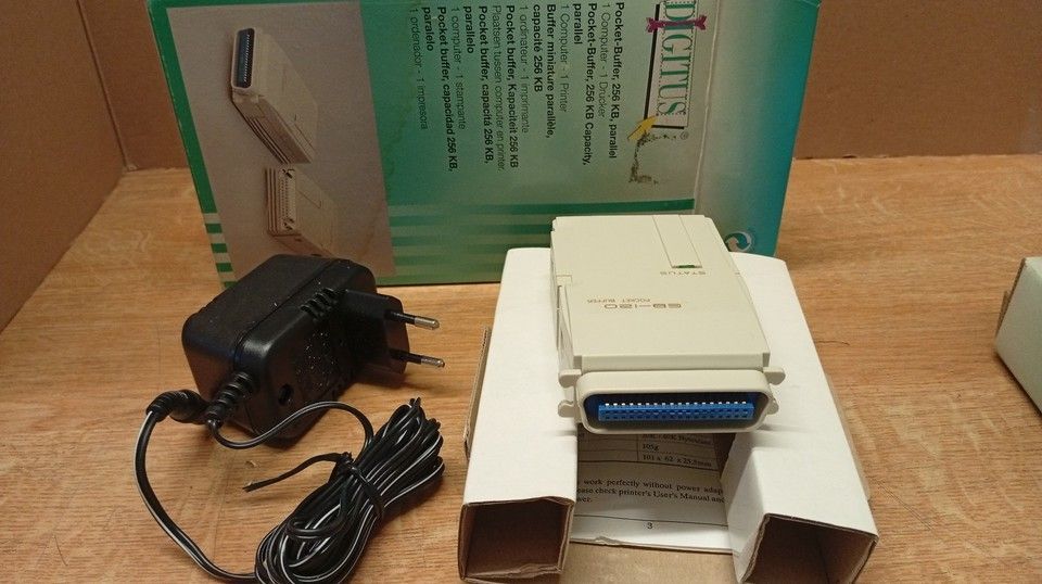 Digitus Pocket Puffer 256 KB 25 pol D-SUB Fe an 36 pol Centronics Parallel #02X Digitus Pocket Puffer 256 KB 25 pol D-SUB Fe an 36 pol Centronics Parallel #02X