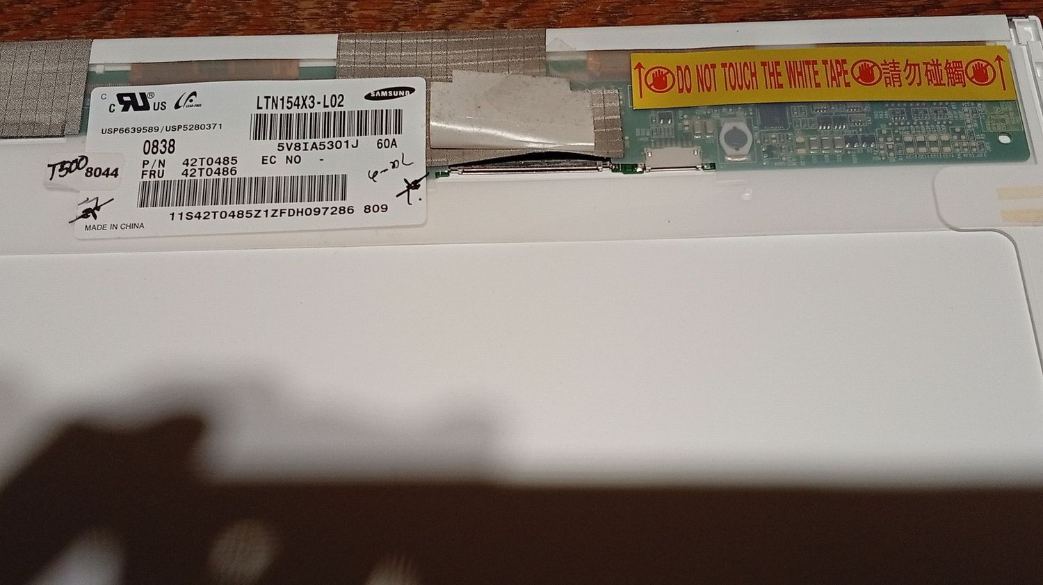 15,4 15,4" Samsung LTN154X3-L02 Display FRU 42T0486 for u.a THINKPAD T500 #8044_82