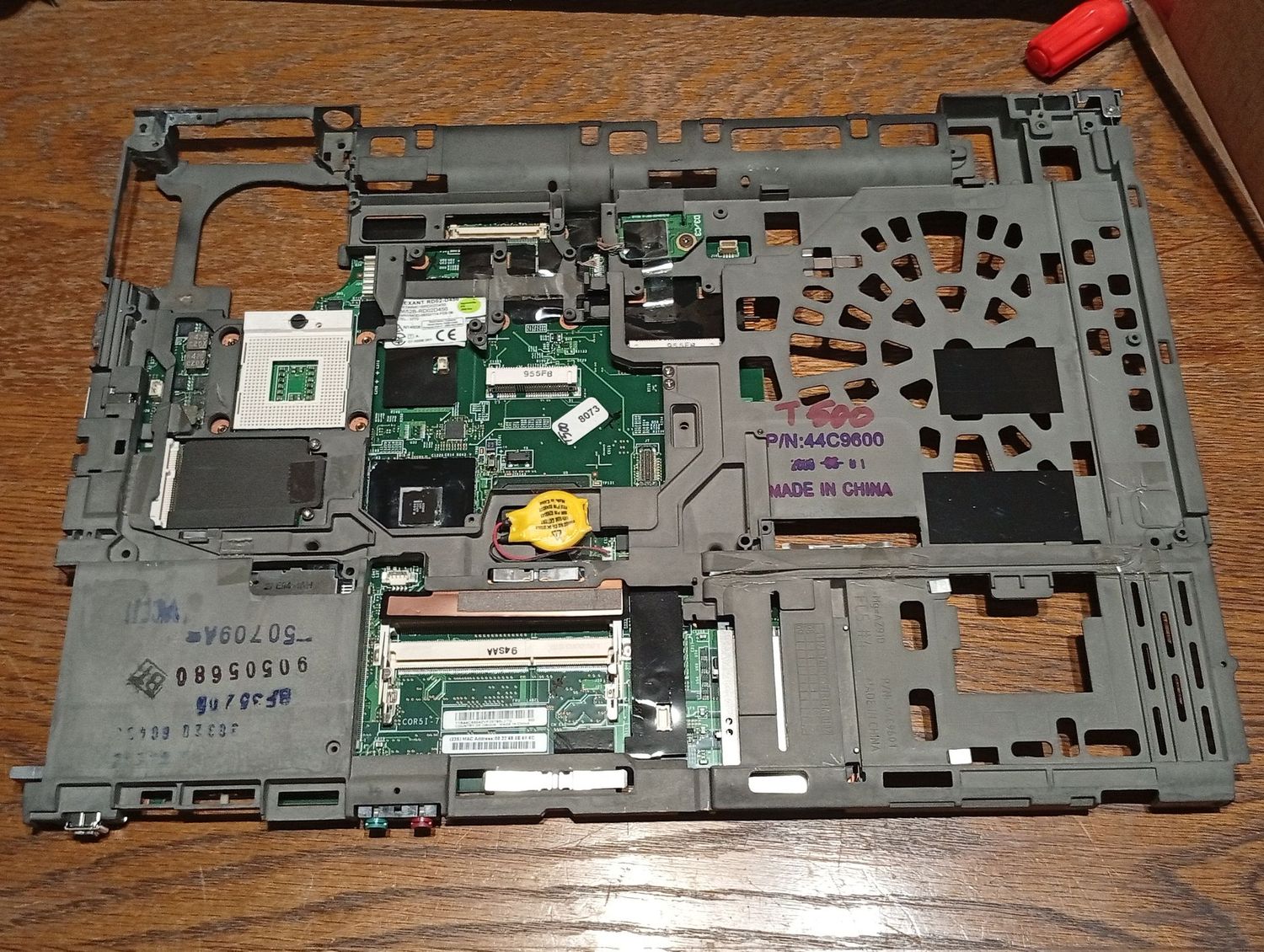 LESEN! Mainboard Lenovo Thinkpad T500 incl. Mittelteil , Bios Passwort #8063_73