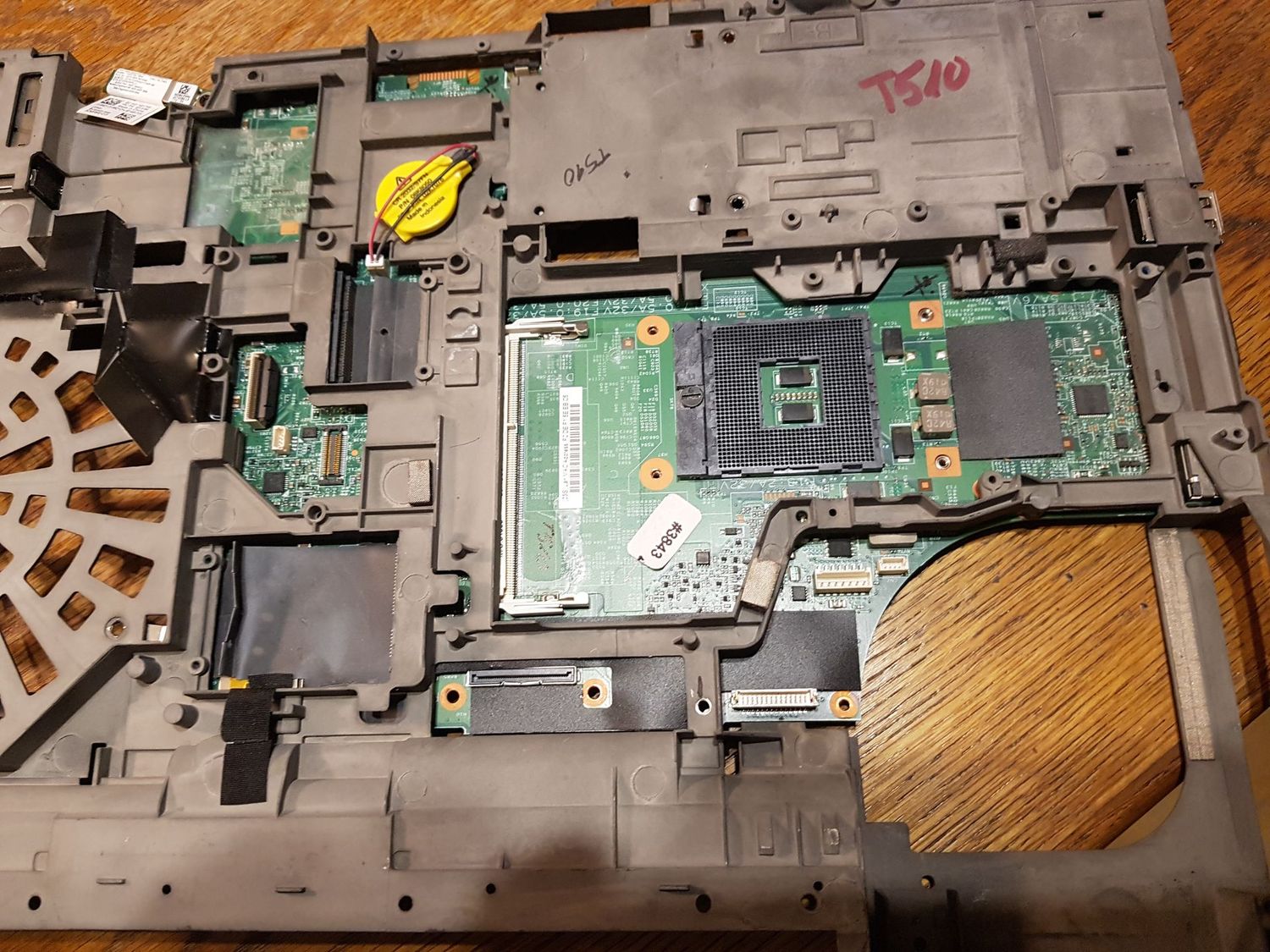 LESEN! Mainboard Lenovo Thinkpad T510 incl. Mittelteil , Bios Passwort #8025