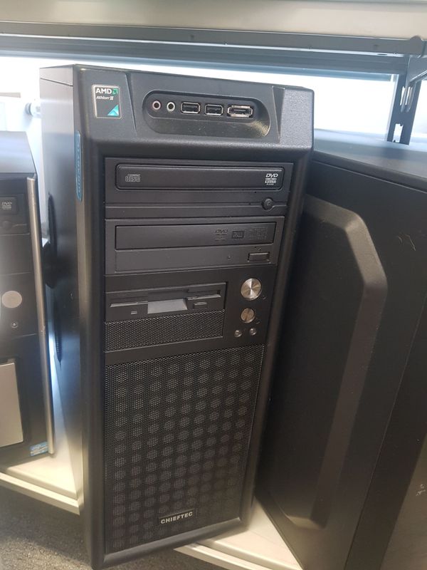 PC Ahtlon II X4 630 3Core 8GB DDR3 500GB 1GB GeForce GTS250 DVD/RW Miditower Win 10 #5355 PC Ahtlon II X4 630 3Core 8GB DDR3 500GB 1GB GeForce GTS250 DVD/RW Miditower Win 10 #5355