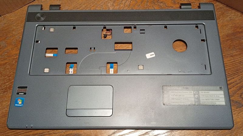 Acer Aspire 7250  AAB70 Gehäuse - Oberschale m. TouchPad+ Boxen+ Ein/Ausschalter #8094