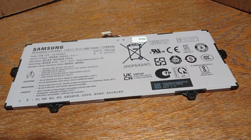 Original AKKU AA-PBSN4AT Samsung Galaxy Book NP750TDA NP750XDA NP755XDA #8102 Original AKKU AA-PBSN4AT Samsung Galaxy Book NP750TDA NP750XDA NP755XDA #8102