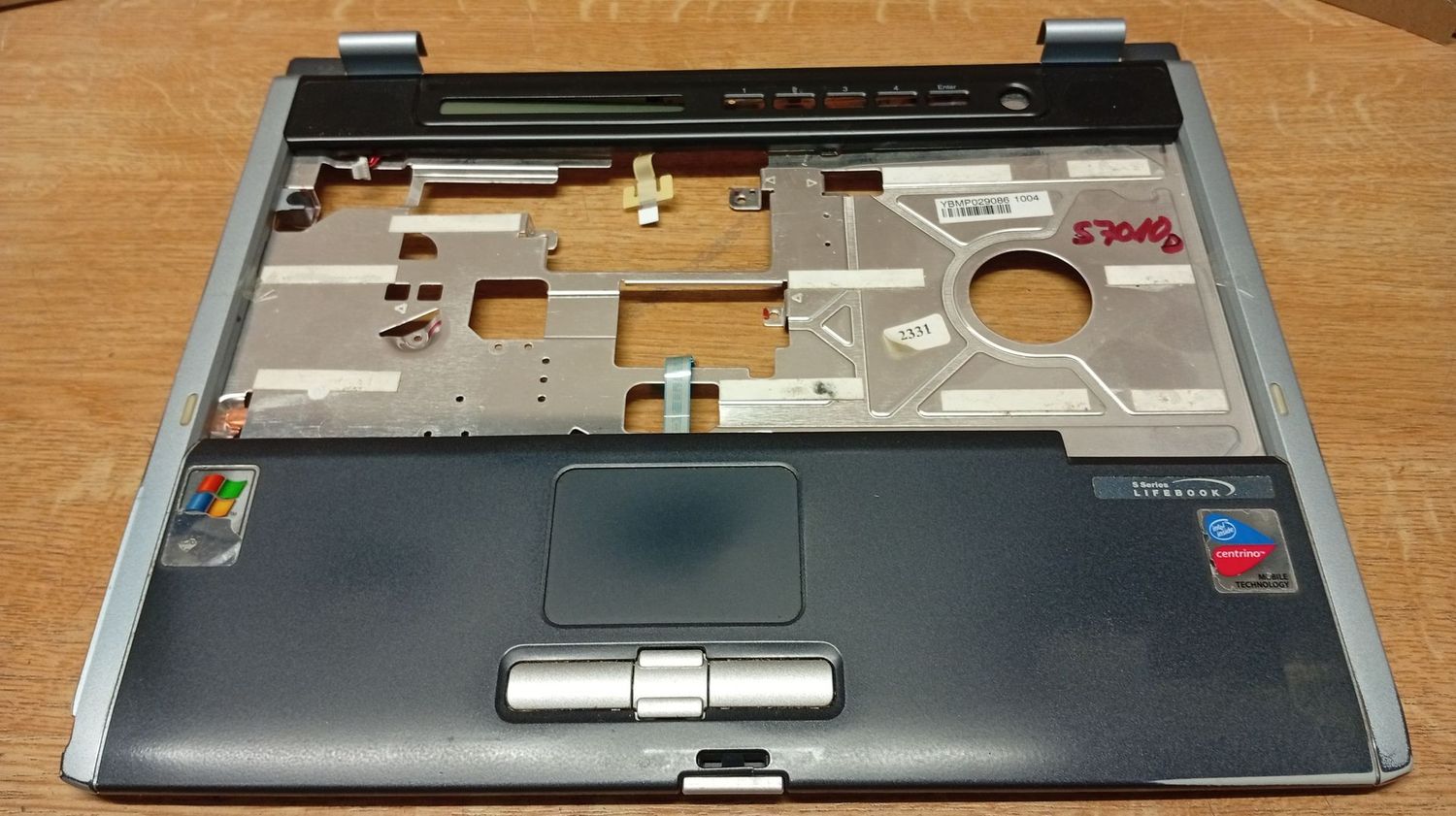 Fujitsu-Siemens LifeBook S7010 /D  - Gehäuse - Oberschale inkl. TouchPad .  #2331