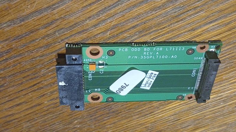 UniWill L71II3 -Adapter-Board/Platine IDE - Anschluss zum CD/DVD-Laufwerk #7980 UniWill L71II3 -Adapter-Board/Platine IDE - Anschluss zum CD/DVD-Laufwerk #7980
