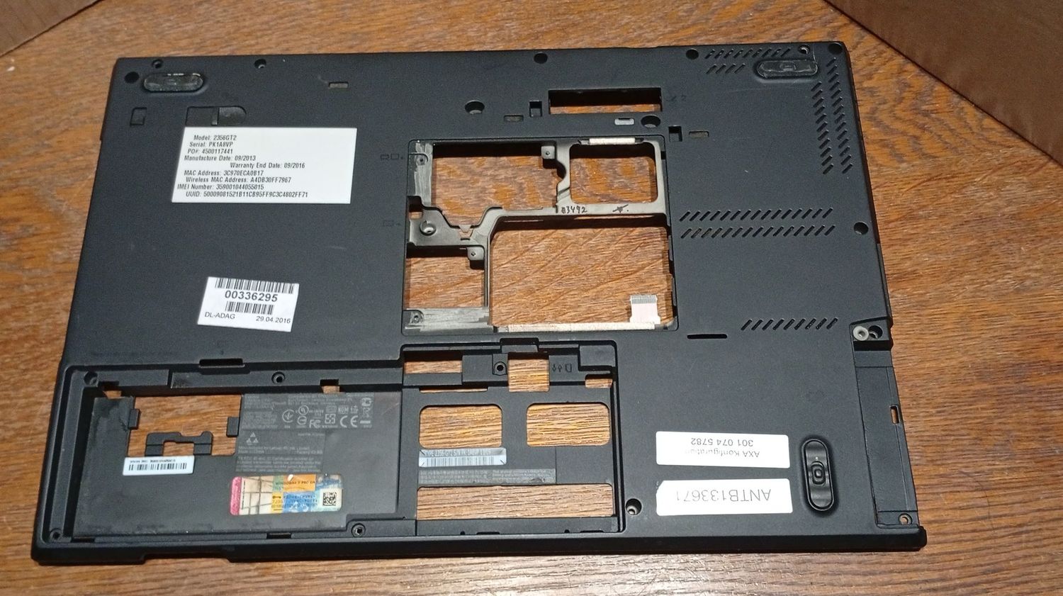 Orig. Gehäuse-Unterschale for LENOVO THINKPAD T430S  #81x_3X