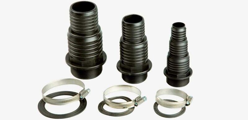Schlauchtülle + Schlauchschelle + Dichtung: G 1¼˝- A	Ø 25 / 32 / 40 mm
