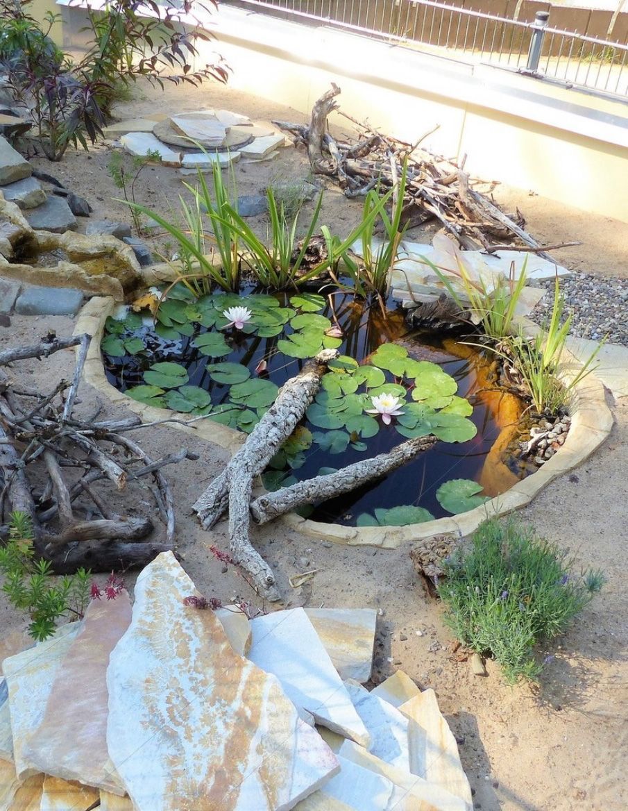 Gartenteich GENIUSSTONE Fels