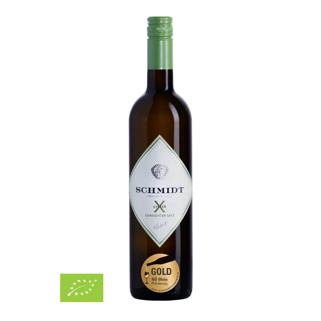 Schmidt LITTLE X – Gemischter Satz 2025 12,5% trocken Schmidt LITTLE X – Gemischter Satz 2025 12,5% trocken